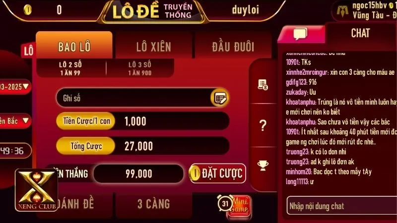 Bạn tham gia cá cược lô đề để nhận thưởng