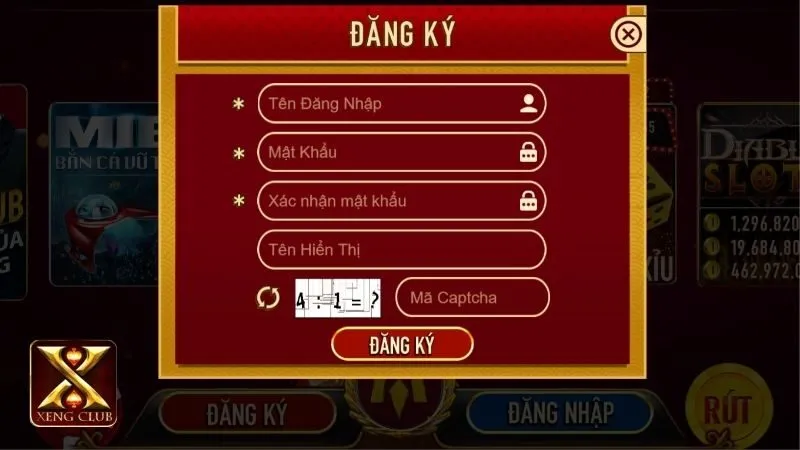 Thao tác đăng ký mới nhất trên trang web